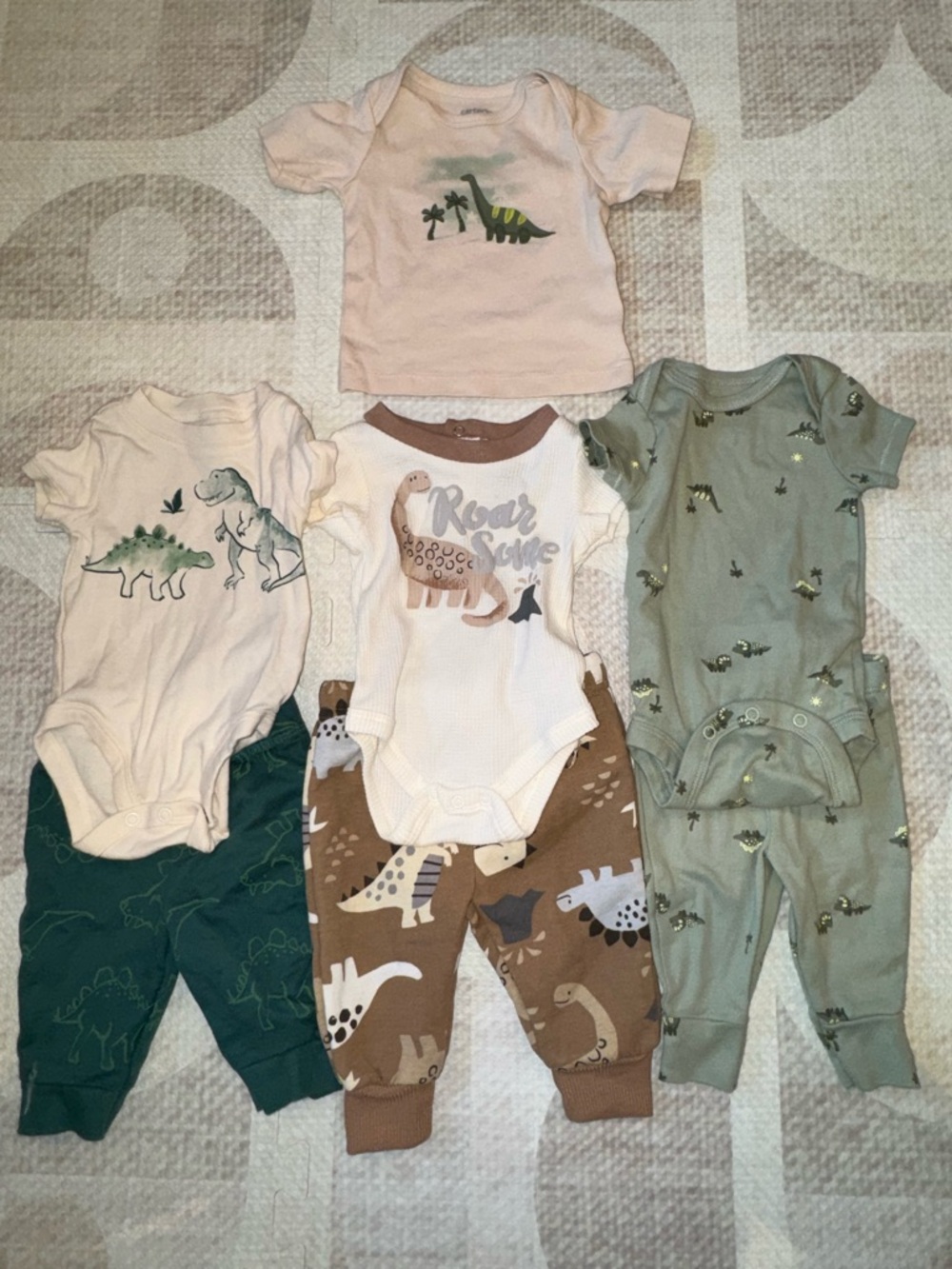 Carter's & Max&Marcus Dinosaur Print Sets